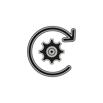 Workflow icon. Simple element Stock Illustration