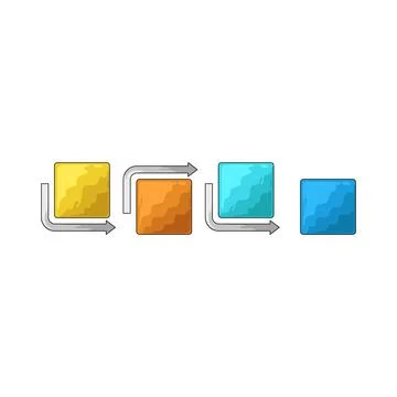 Workflow illustration Stock Illustration