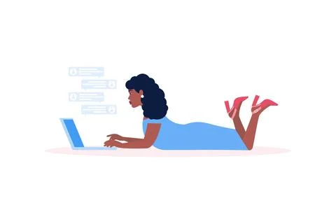 Workflow illustration Stock Illustration
