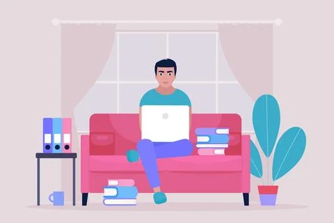 Workflow illustration 스톡 일러스트