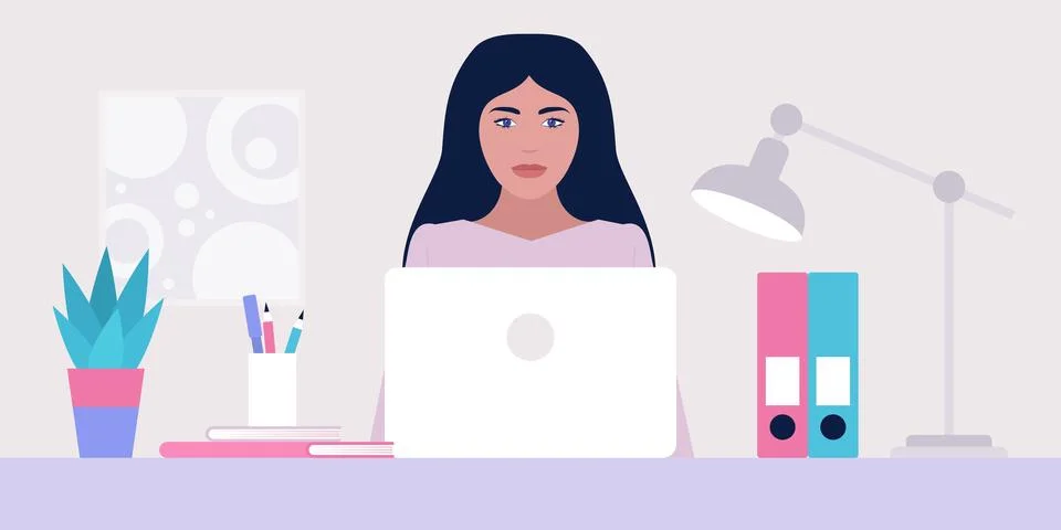 Workflow illustration Stock Illustration