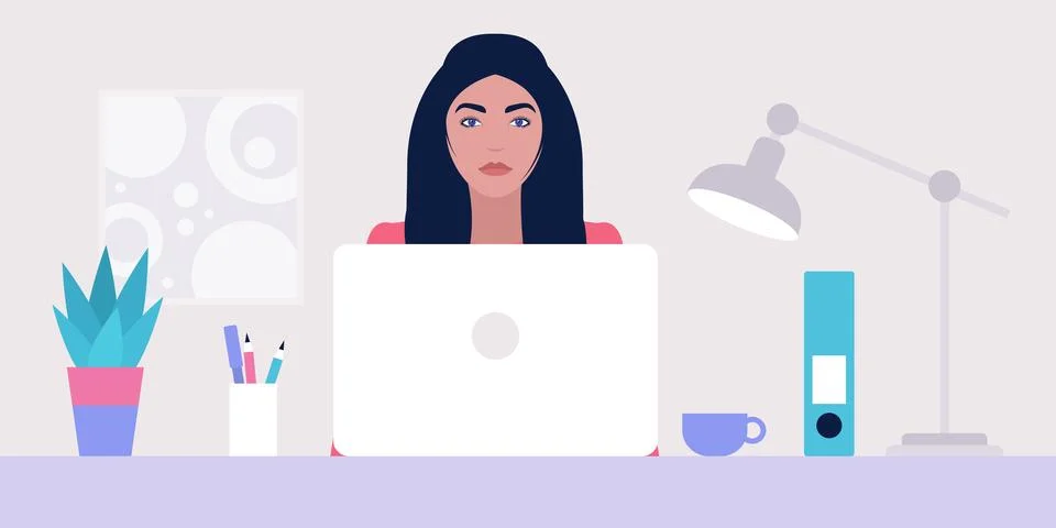 Workflow illustration Stock Illustration