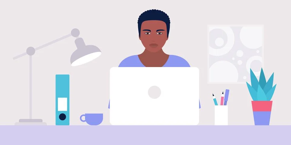 Workflow illustration Stock Illustration
