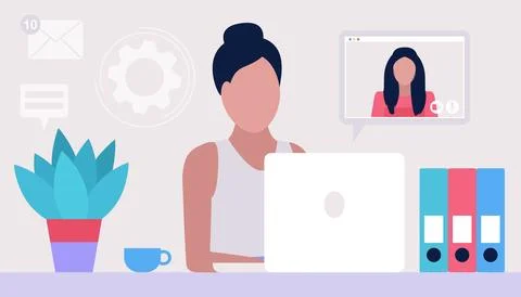 Workflow illustration Stock Illustration