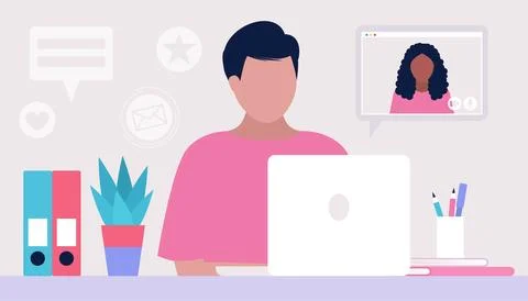 Workflow illustration Stock Illustration