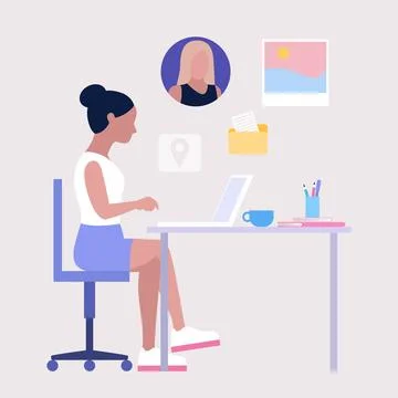 Workflow illustration Stock Illustration