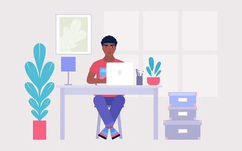 Workflow illustration Stock Illustration