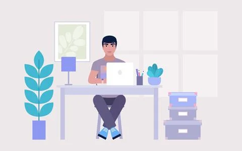 Workflow illustrationWorkflow illustration Stock Illustration