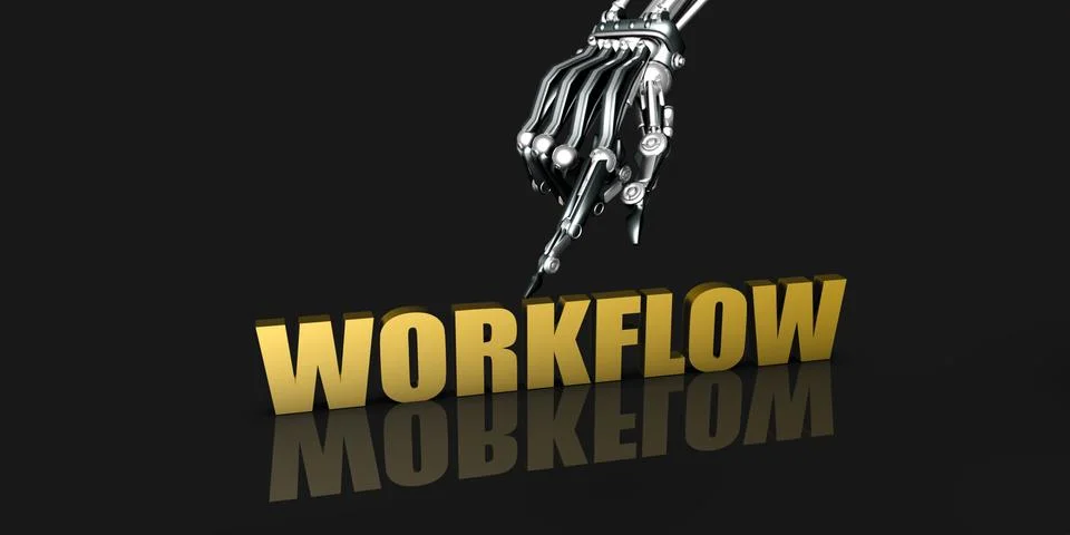 Workflow Industry Illustrazione stock