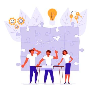 Workflow management concept Illustrazione stock