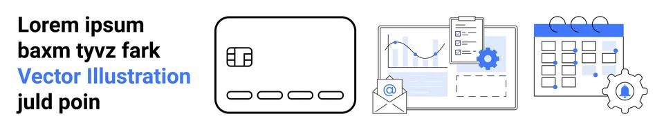 Workflow management, data visualization, planning tools, scheduling, producti 库存插图