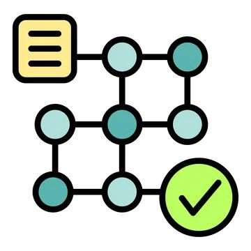 Workflow manager icon vector flat イラスト素材