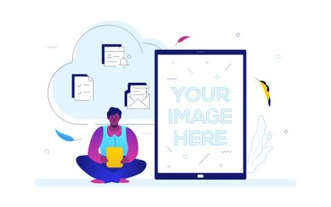 Workflow - modern flat design style vector illustration 스톡 일러스트