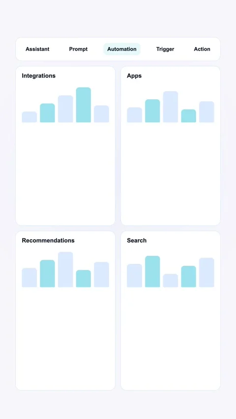 Workflow Node Editor Generic SaaS Interface Vertical Animation Stock Footage 345154304