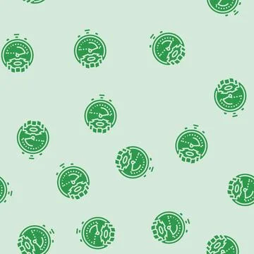 Workflow optimization manufacturing engineer glyph seamless pattern 스톡 일러스트