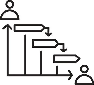 Workflow process icon Stockillustratie