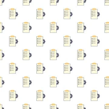 Workflow process management planning with task checklist pattern Illustrazione stock