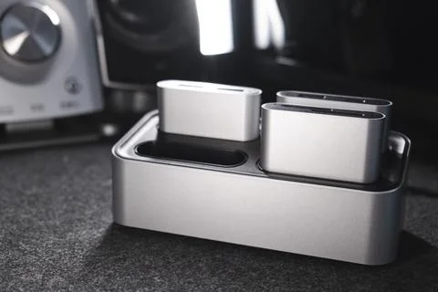 Workflow station dock. Stock Photos