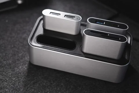 Workflow station dock. Stock Photos