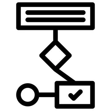 Workflow symbol -Workflow and project management icon 스톡 일러스트