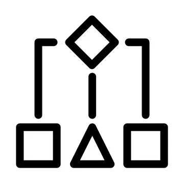 Workflow symbol -Workflow and project management icon Stock Illustration