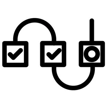 Workflow symbol -Workflow and project management icon 스톡 일러스트