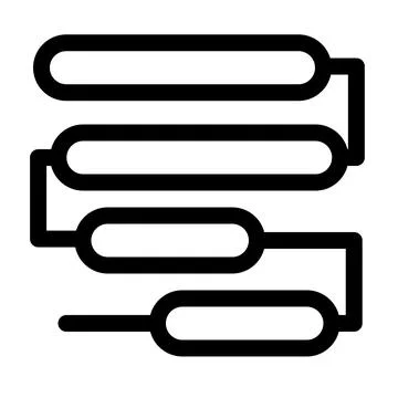 Workflow symbol -Workflow and project management icon Stock Illustration