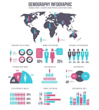 Workflow, teamwork, creative people, population vector business infographic 스톡 일러스트