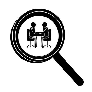 Workforce and reunion design, vector illustration Stock Illustration