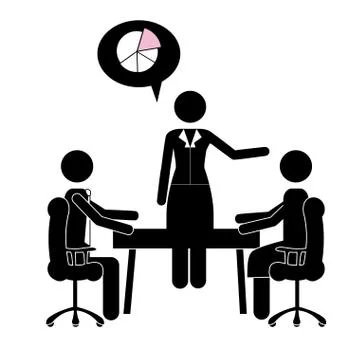 Workforce and reunion design, vector illustration Stock Illustration