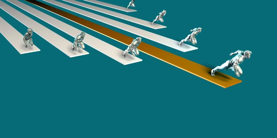 Workforce Development and Management Stock Illustration