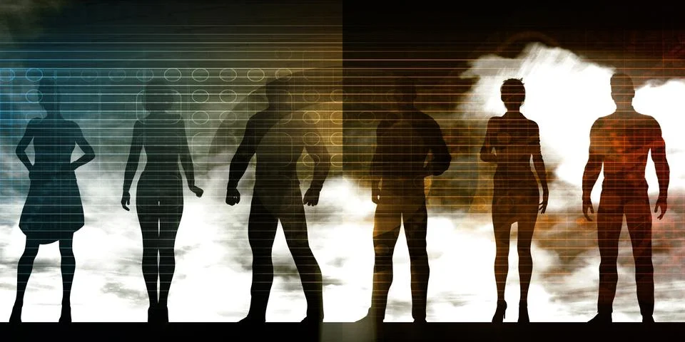 Workforce Development and Management Stock Illustration