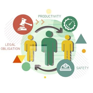 Workforce Management Abstract - Illustration Stock Illustration