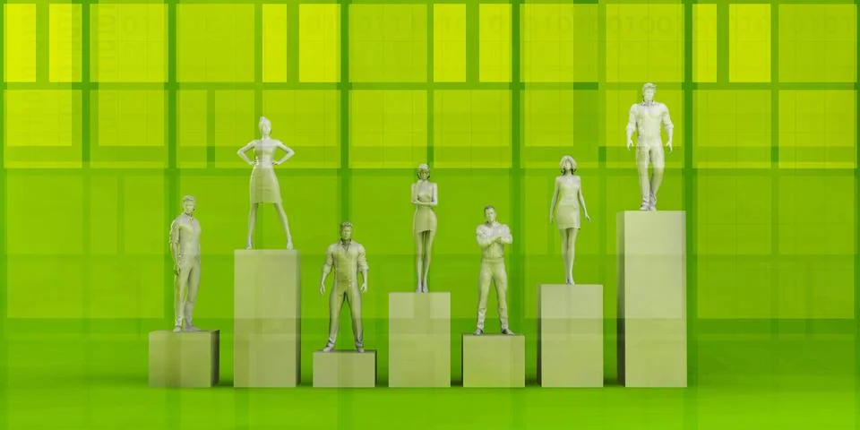 Workforce Management and Development as a Business People 库存插图