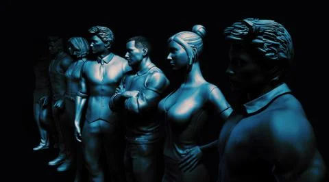 Workforce Management and Development Stock Illustration