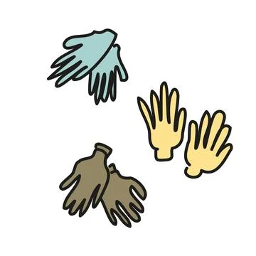 WorkGloves Stock Illustration