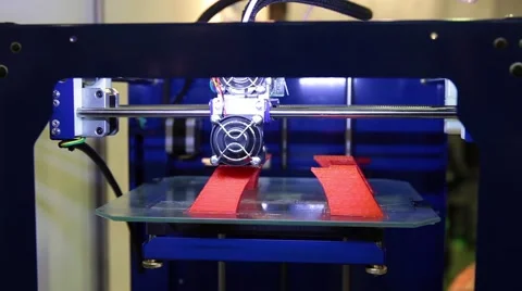 Working 3d printer | Stock Video | Pond5