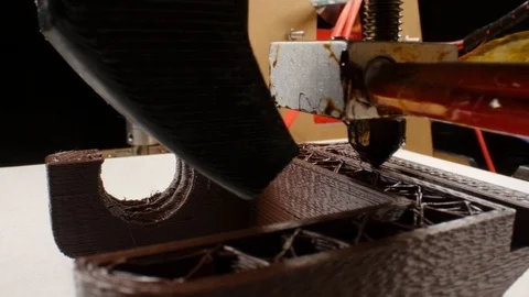 Working 3d printer Stock Footage 116616011