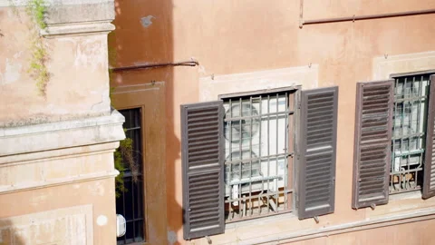 Working air conditioning system in warm summertime with high temperature level Stock Footage 225885859