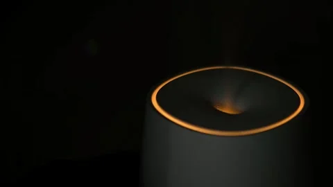 Working air humidifier Stock Footage 242714145