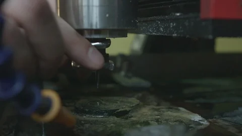 Working in amber factory Video stock 94722766