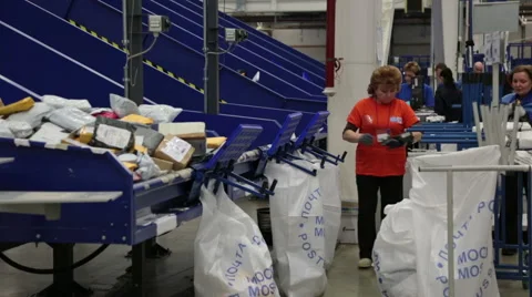 Working around conveyor Stock Footage 50907213