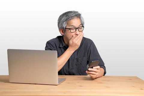 Working Asian Man Stock Photos