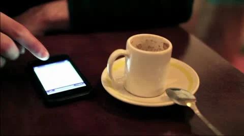 Working at bar Stock Footage 10073301