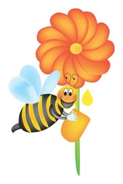 Working bee Stock Illustration