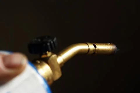 Working With Blow Torch Stock Photos