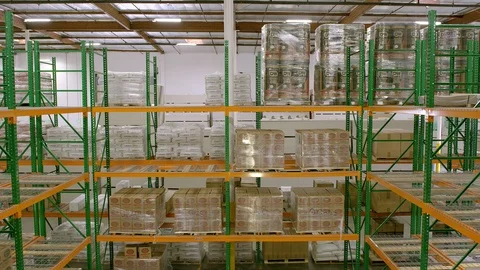 Working, Blue Collar Worker, Manual Worker, Warehouse, Drywall, Indoors, Day, Stock Footage 94126164