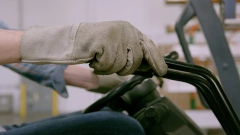 Working, Blue Collar Worker, Manual Worker, Warehouse, Drywall, Skill, Indoors, Stock Footage 94132197