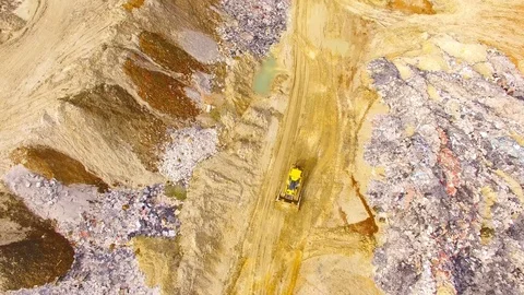 Working bulldozer. Stock Footage 73234657