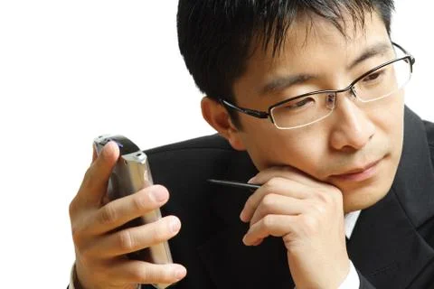 Working businessman Stock Photos